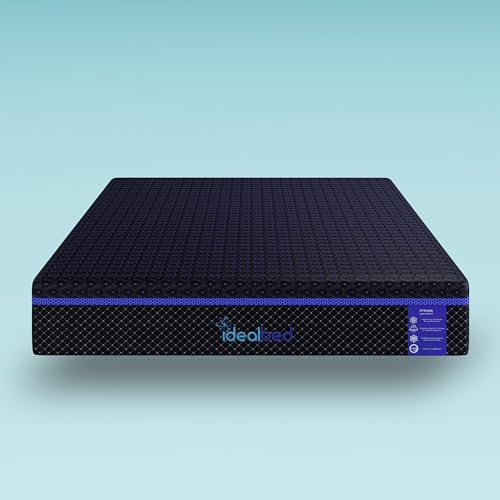 iDealBed S4 Nebula Luxury Hybrid Mattress, Back Aligning Support, Cooling Temperature Regulation Tech, Motion Isolation CustomComfort Coils (Medium Soft, Twin XL)