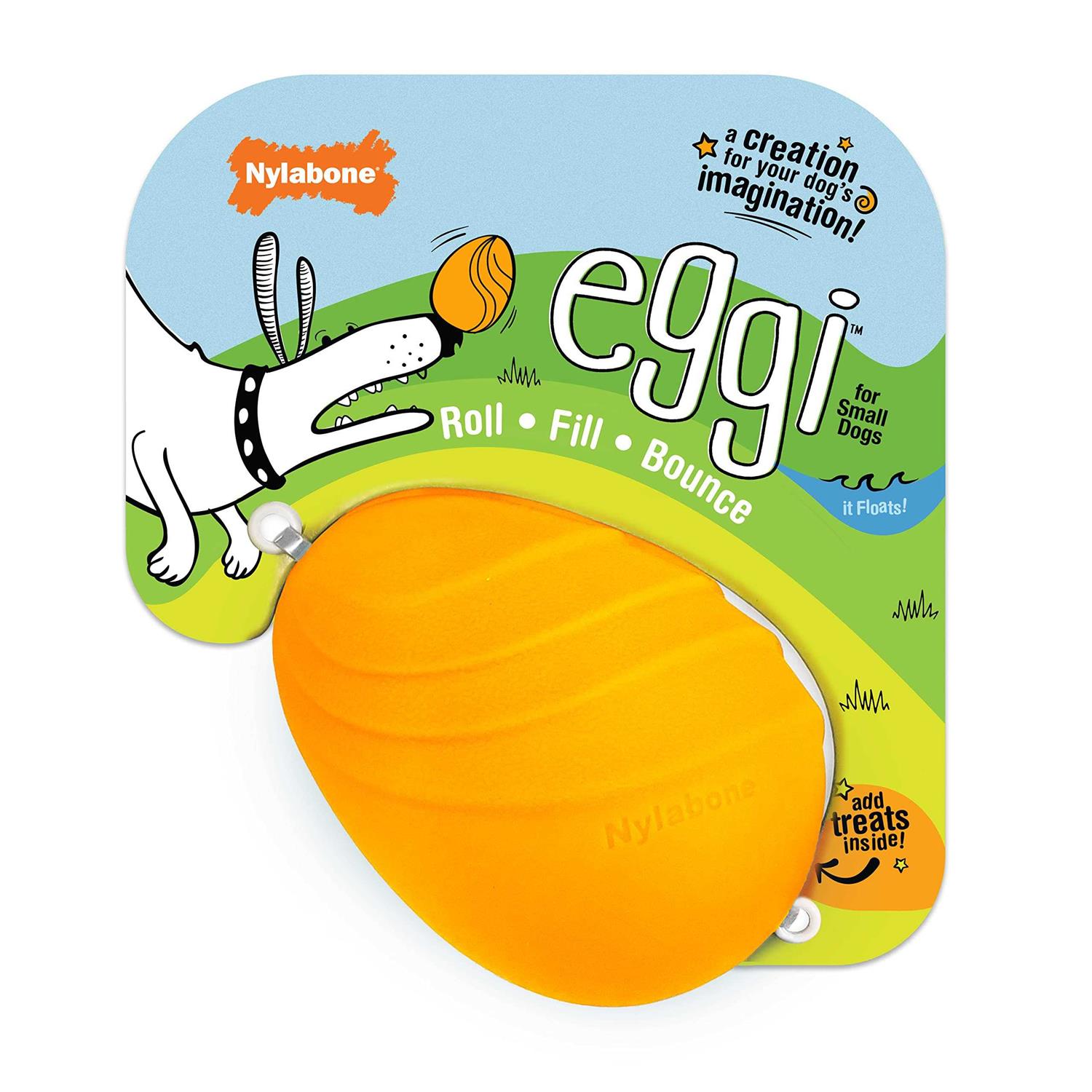 Nylabone Creative Play Eggi Dog Toy - Pet Supplies online store