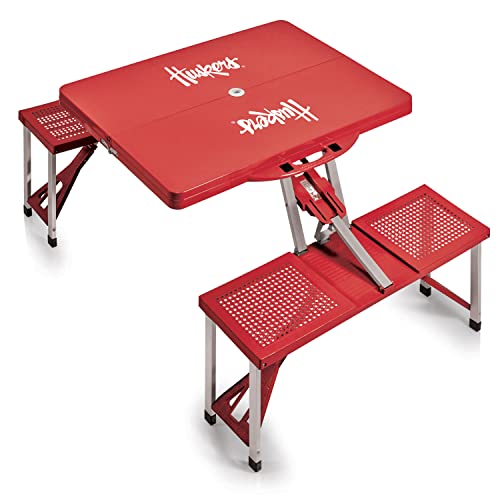 PICNIC TIME NCAA Picnic Portable Folding Table with Seats