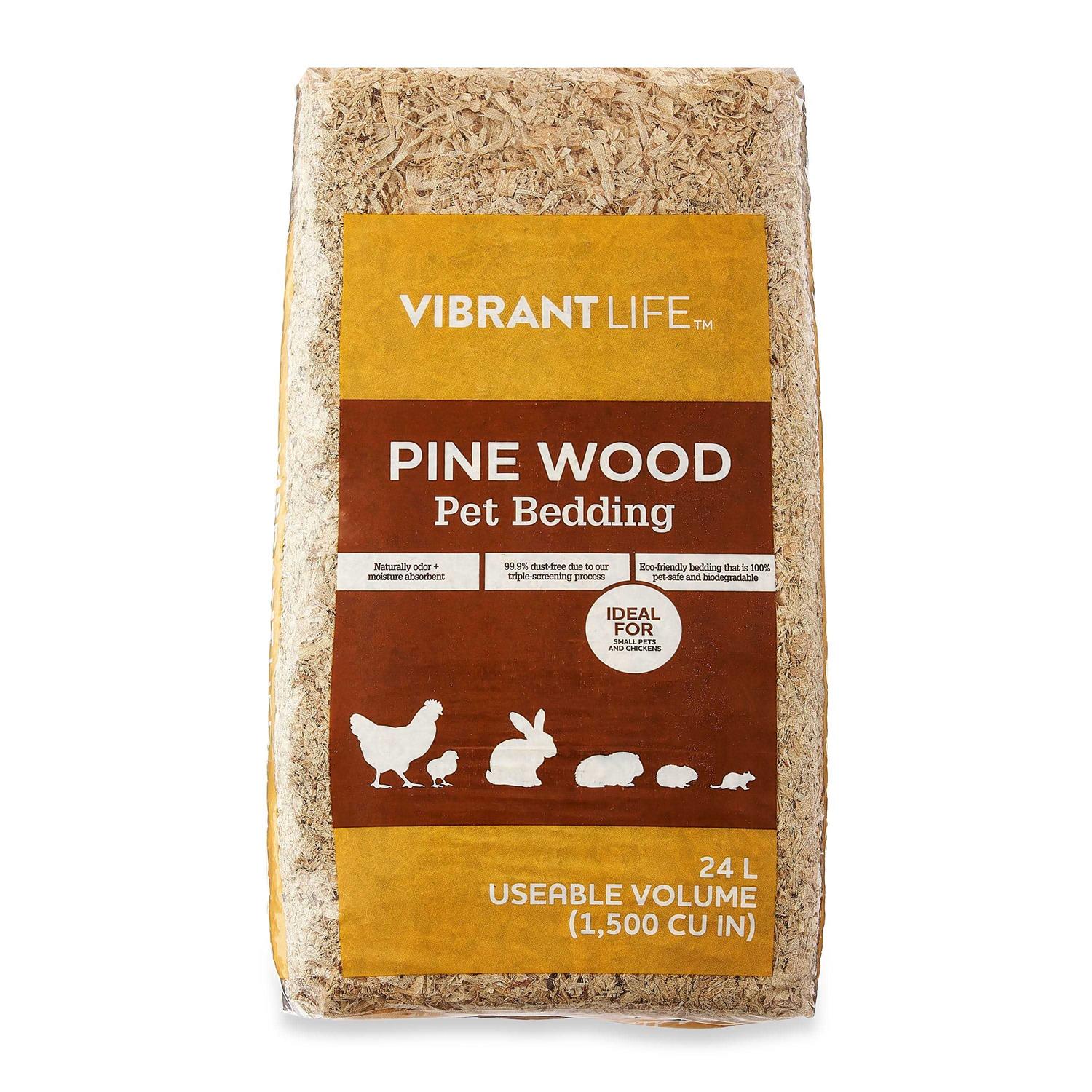 Vibrant Life Pine Pet Bedding for Small Pets and Chickens, 24 L - Pet Supplies online store