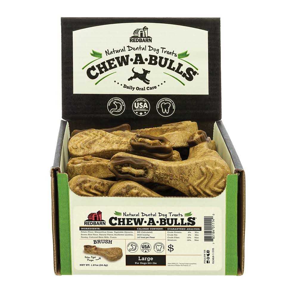 Redbarn Chew-A-Bulls Brush Dental Dog - Pet Supplies online store