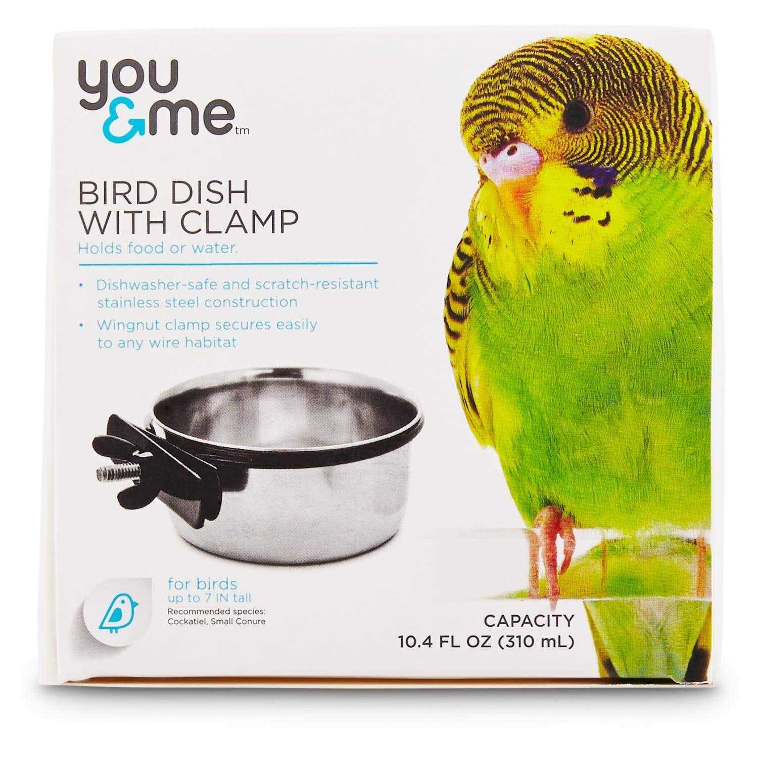 You & Me Wingnut Clamp Bird Coop Cup - Pet Supplies online store