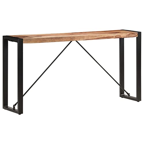Sofa Table, Narrow Long Console Table Behind Couch, Rustic Entryway Table Industrial Skinny Hallway Table for Living Room，43.3