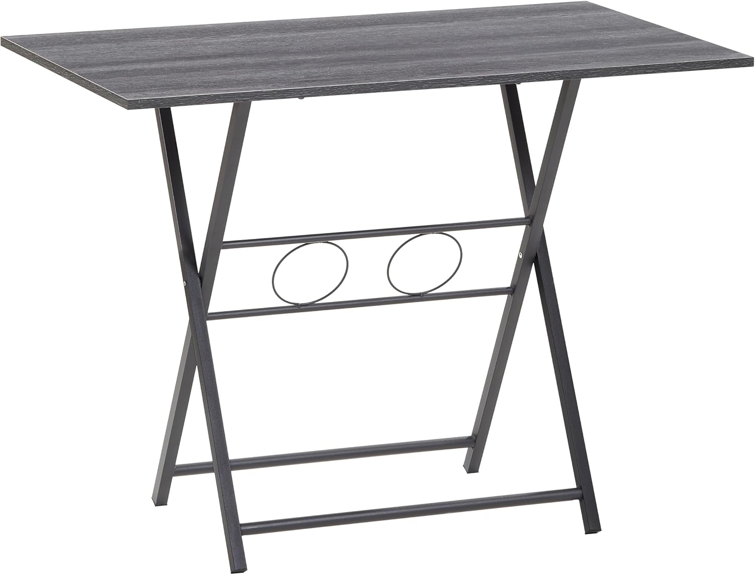 Portable Small Desk, Foldable Workstation Table for Home Office, Compact and Stylish Living Room Computer Table, Space-Saving Design