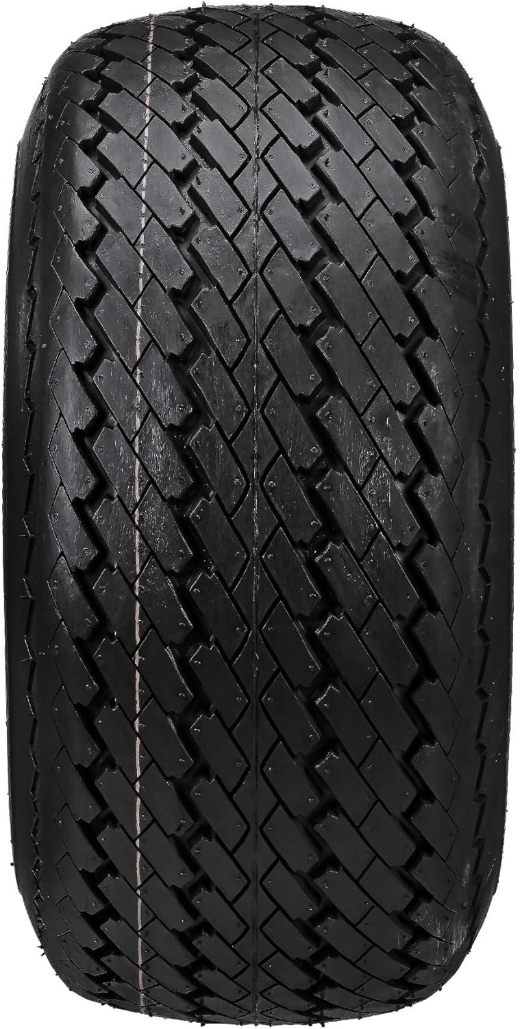 RM Cart Four Golf Cart Tires & Rims 18 X 8.5 X 8 18-850-8 18X8.50-8 Black 4 Lug Hole