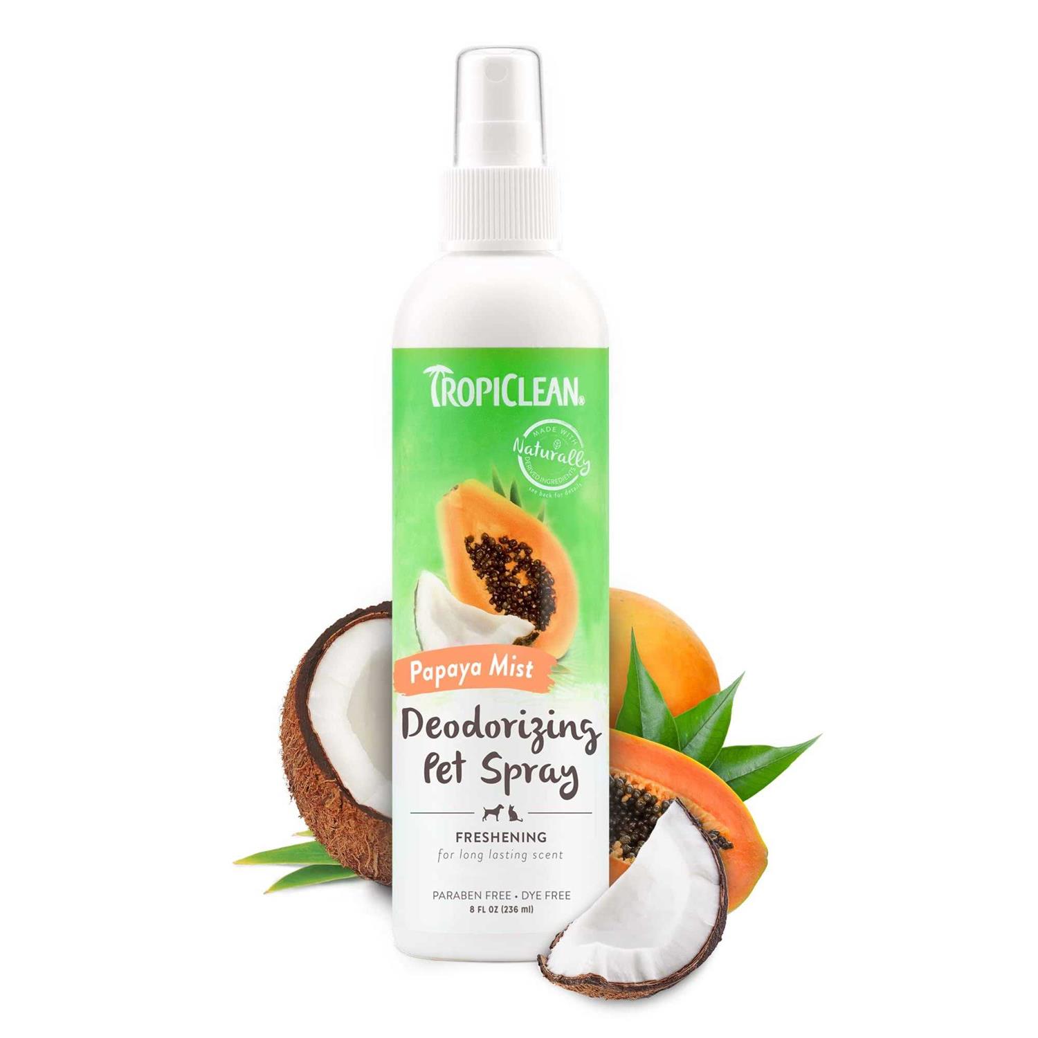 Tropiclean Papaya Mist Deodorizing Pet Spray - Pet Supplies online store