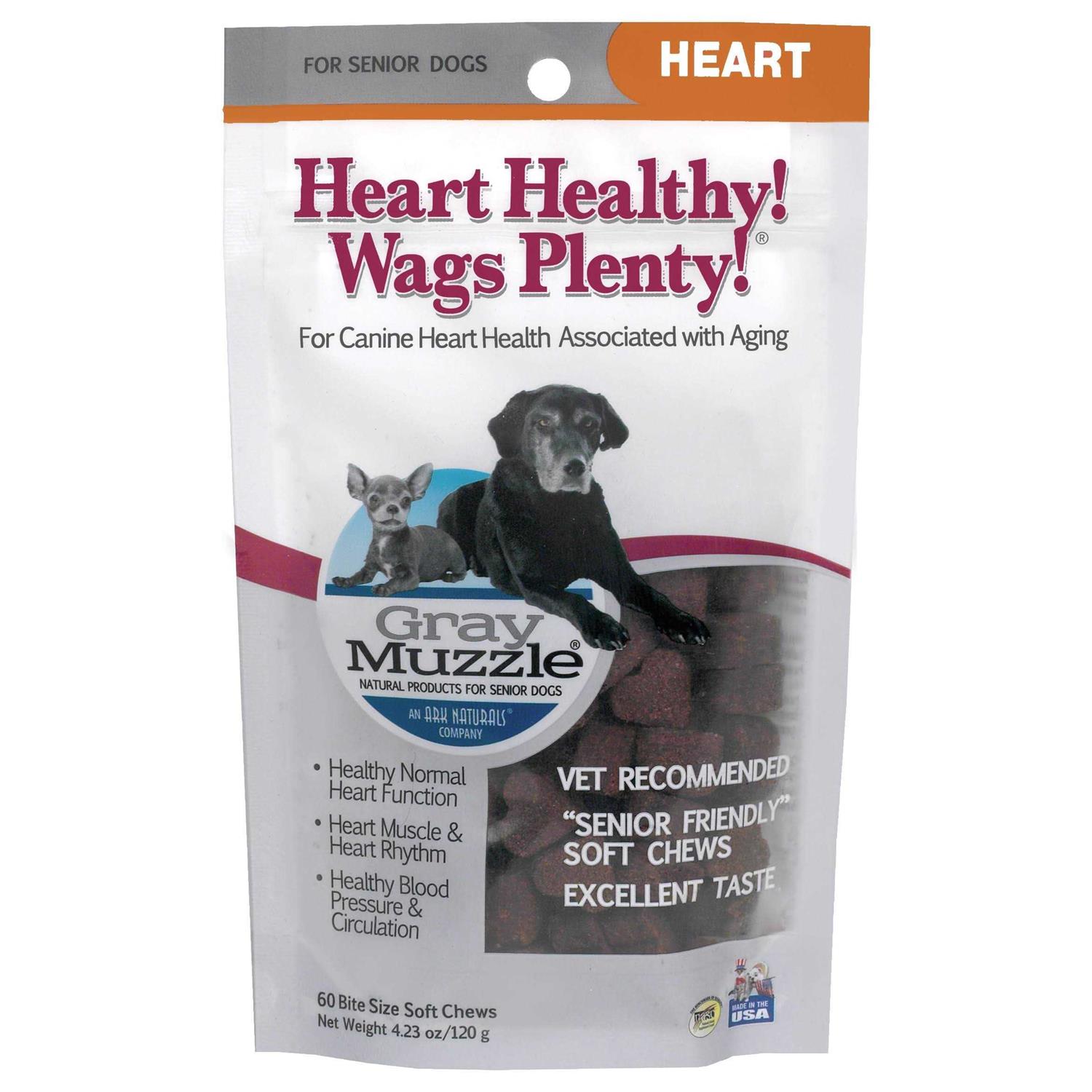 Ark Naturals Gray Muzzle Heart Healthy Wags Plenty - Pet Supplies online store