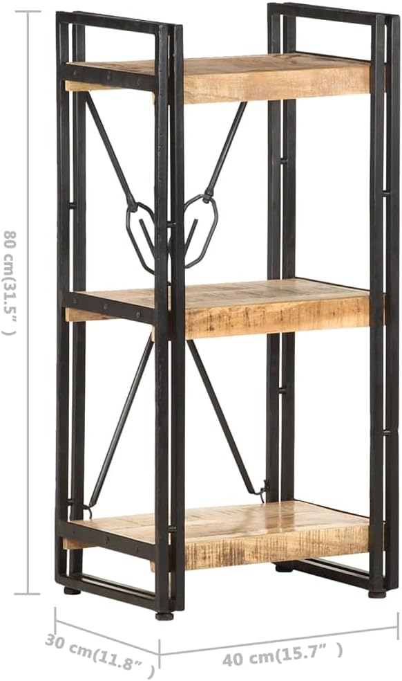 Living Room Bookcase Bedroom Bookcase 3-Tier Bookcase 15.7