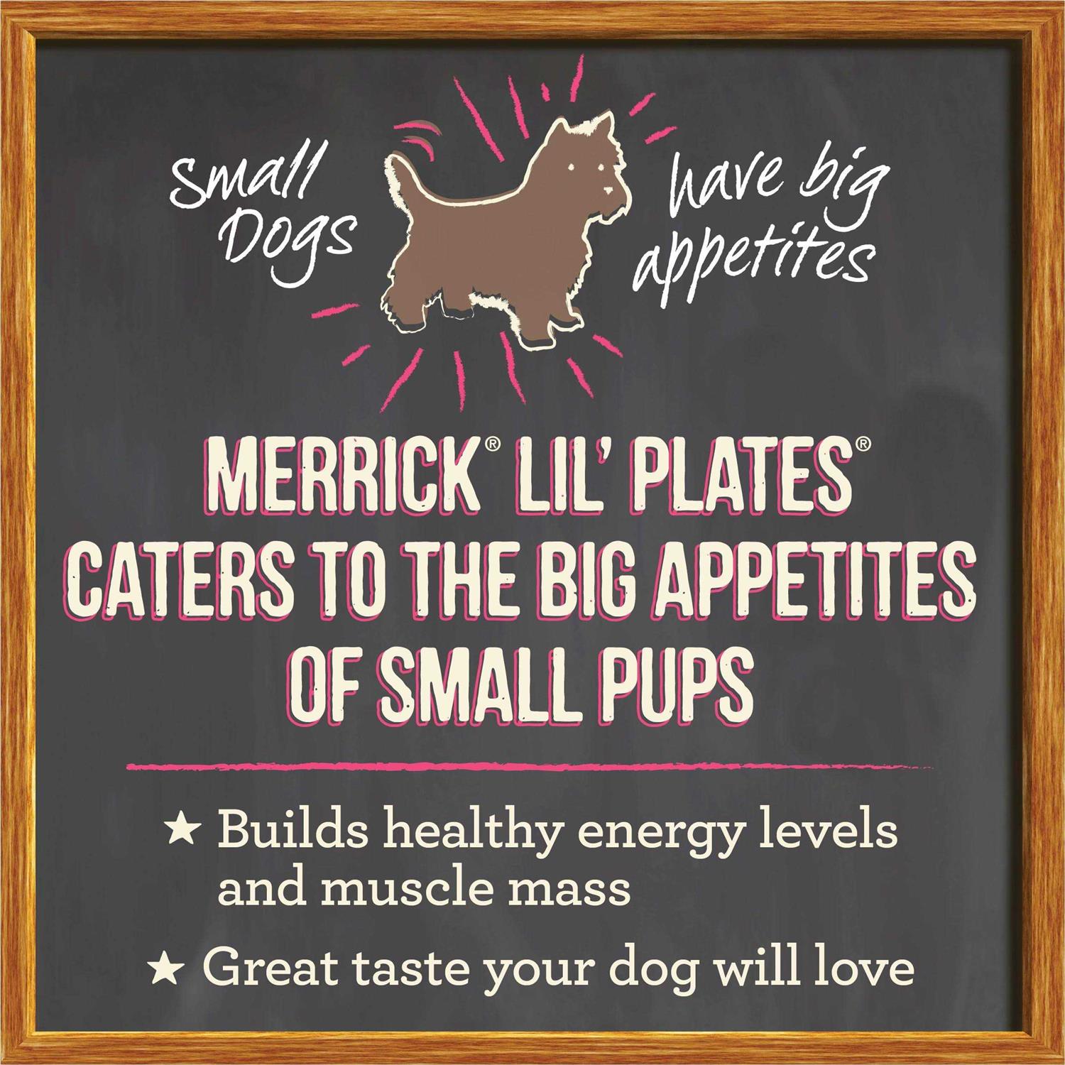 Merrick Pet Care Grain Free Dinner Lil' Plates Petite Pates Adult Wet Dog Food - Pet Supplies online store