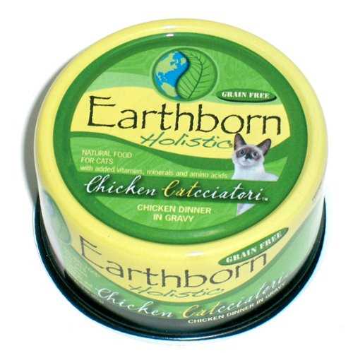 Earthborn Holistic Chicken Catcciatori Cat Food, 3-oz, case of 24 - Pet Supplies online store