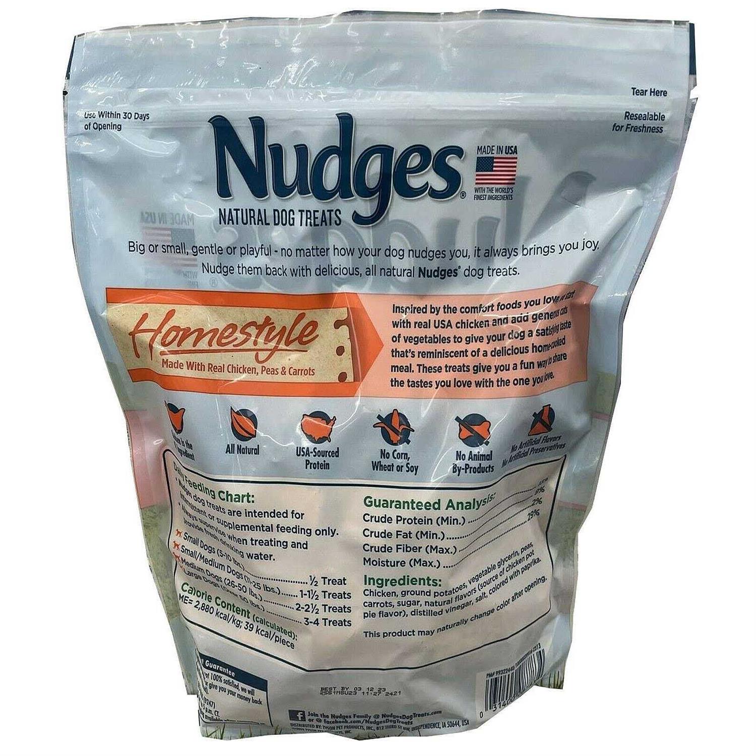 Nudges Homestyle Natural Dog Treats - Pet Supplies online store