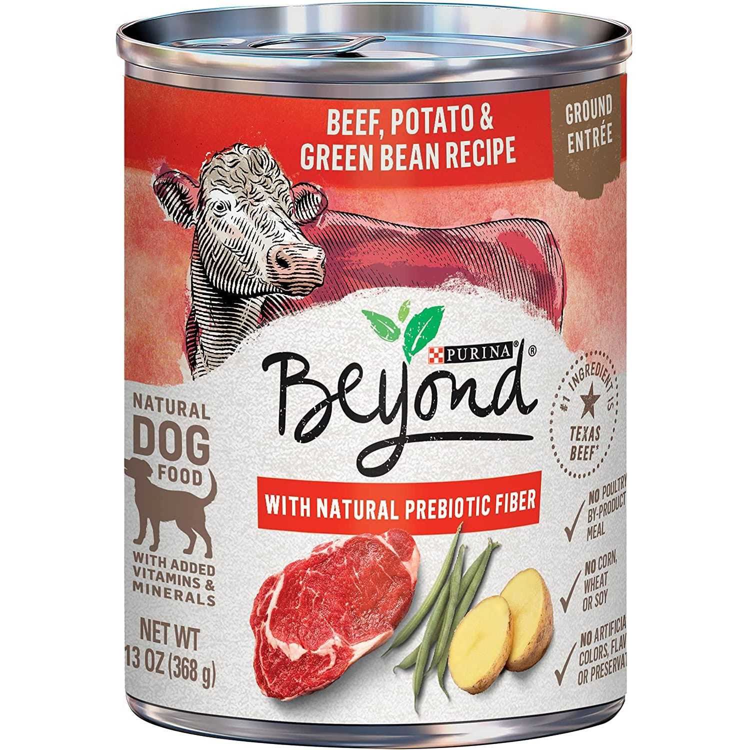 Purina Beyond Grain Free Beef Potato & Green Bean Recipe Ground Entree Adult Wet Dog Food 13 Ounce - Pet Supplies online store