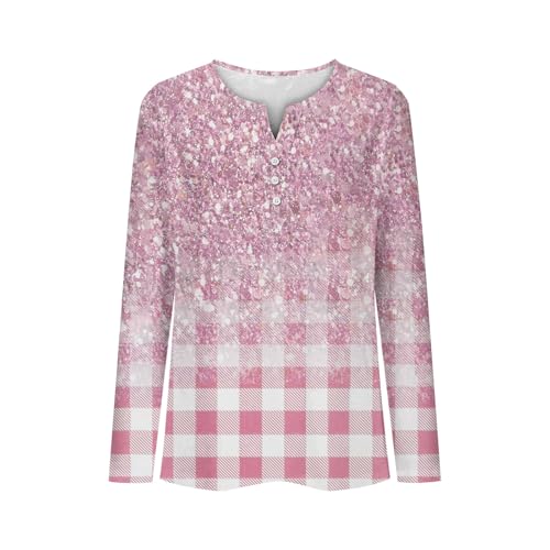 Shirts for Women Casual Fall Womens Tops Button Down Summer V Neck Shirts Dressy Fashion Print Clothes Fall Tees