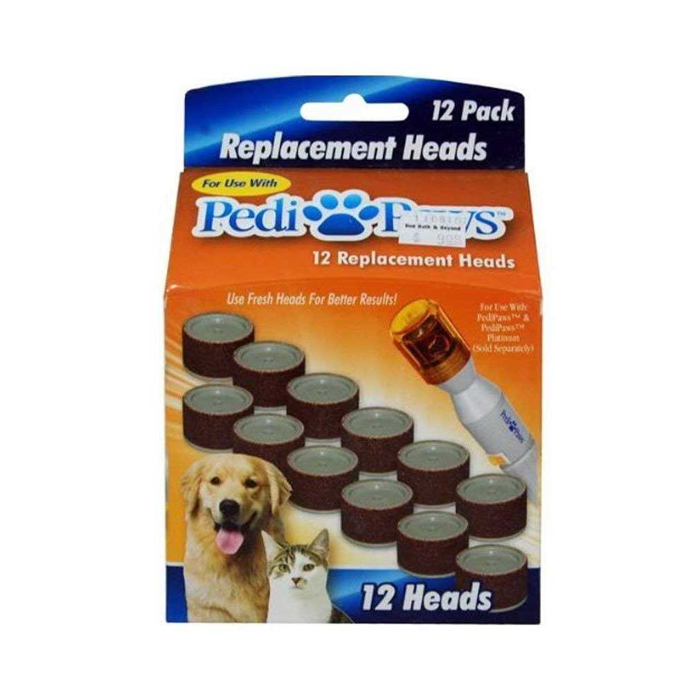 As Seen on TV Pedipaws Replacement Filing Heads 12 Replacement Heads - Pet Supplies online store