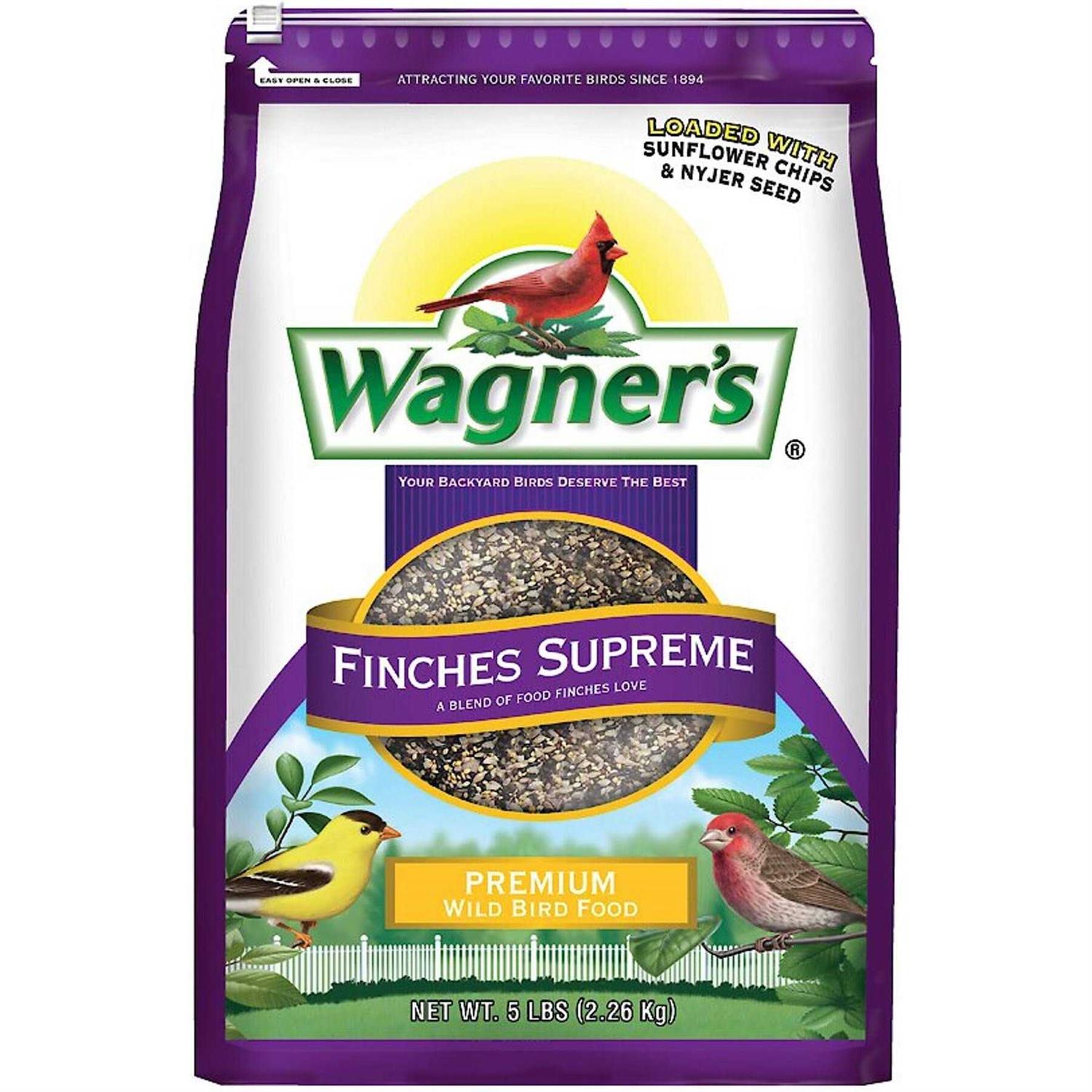 Wagner's 5 lb. Finches Supreme Wild Bird Food - Pet Supplies online store