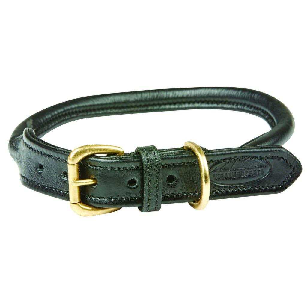 Weatherbeeta Rolled Leather Dog Collar - Pet Supplies online store