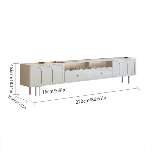 Tv Stand Tv Table Stand French Modern Simple Cream Style TV Cabinet New Modern Light Luxury Small Apartment Living Room Storage Storage Cabinet Floor Cabinet Tv Stands for Living Room