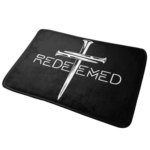 Jesus Christian Faith Cross Ultra Soft Area Rug for Living Room Indoor Decoration Non Slip Carpet Bedroom Mat Nursery Office Home Decor