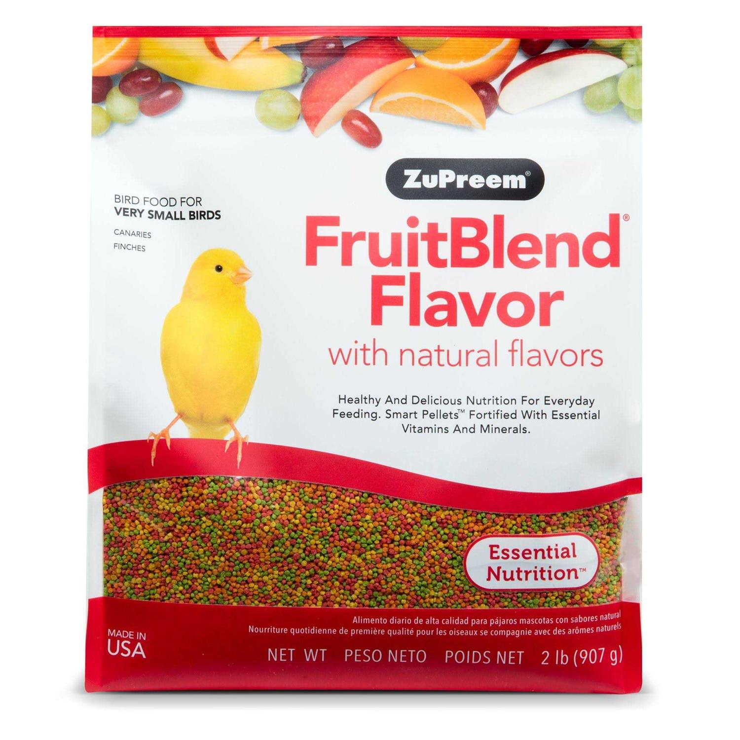 Zupreem FruitBlend Flavor Bird Food - Pet Supplies online store