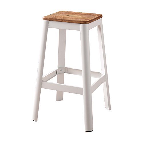 Acme Jacotte Bar Stool in Natural and Teal