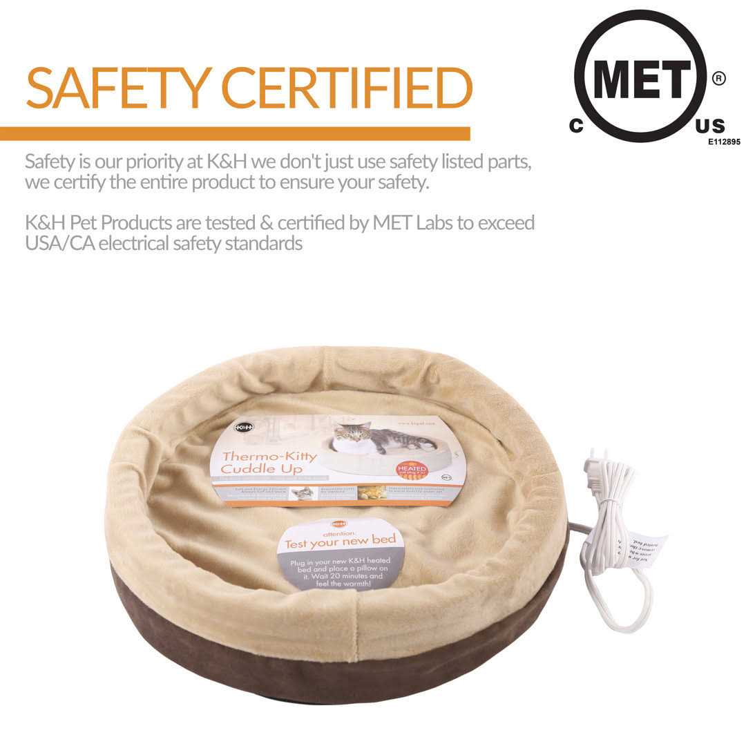 K&H Thermo-Kitty Cuddle Up Bed - Pet Supplies online store