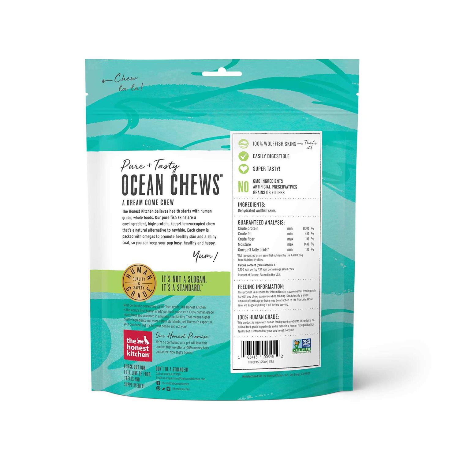 The Honest Kitchen Beams Ocean Chews Dog Treats - Pet Supplies online store