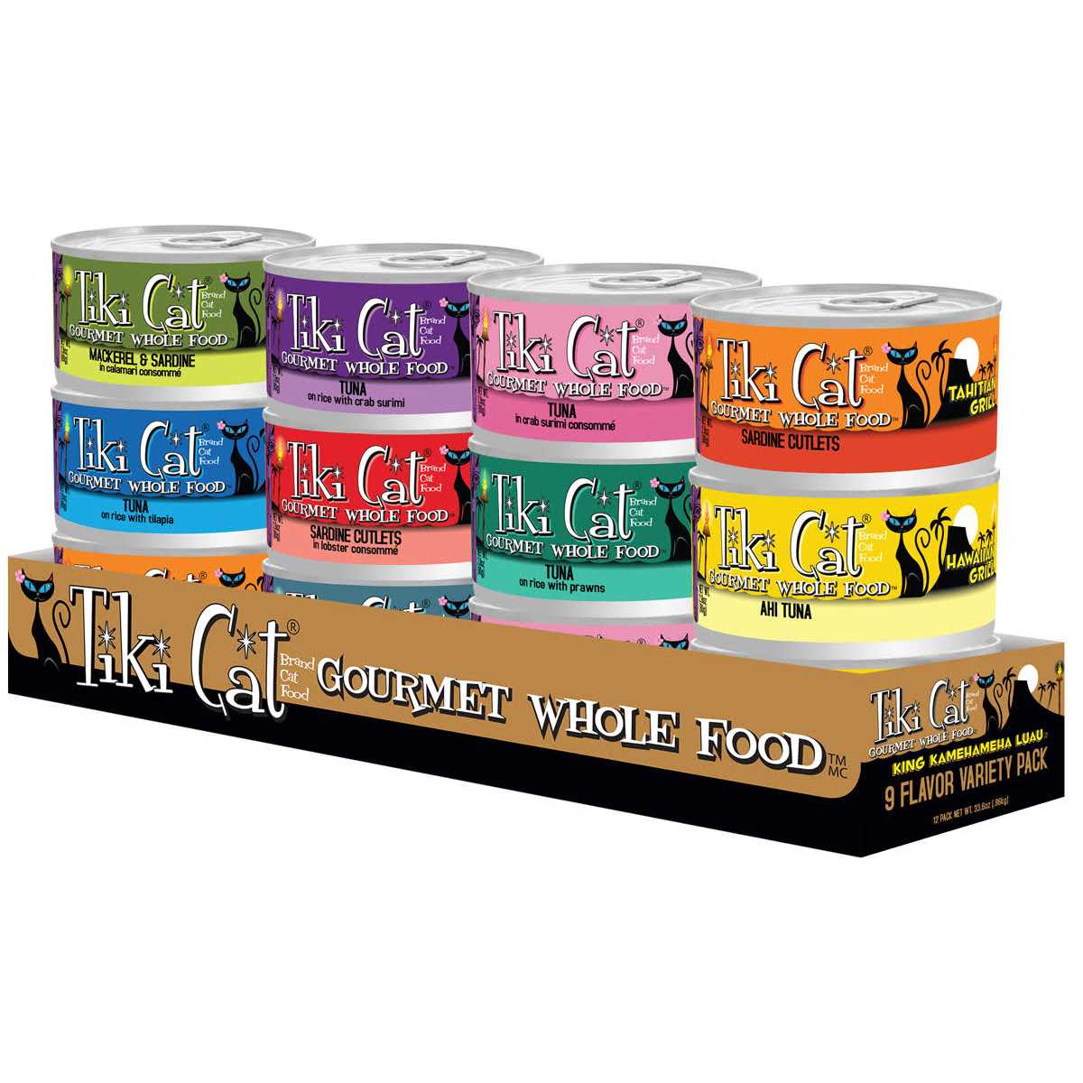 Tiki Cat King Kamehameha Luau Variety Pack Cat Food - Pet Supplies online store