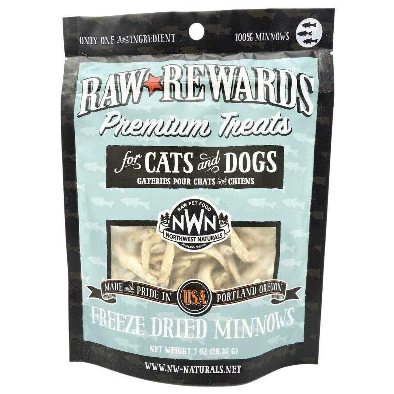 Northwest Naturals Raw Rewards Freeze Dried Treats Minnows - Pet Supplies online store
