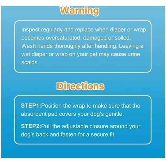 All-Absorb A26 Male Dog Wrap - Pet Supplies online store