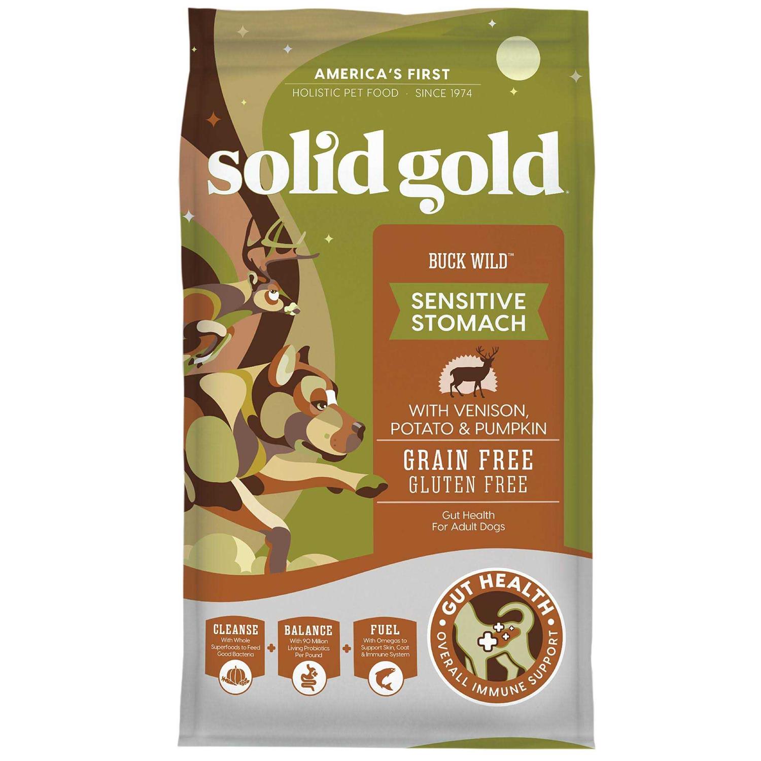 Solid Gold Grain-Free Venison Potato & Pumpkin Buck Wild Dry Dog Food - Pet Supplies online store