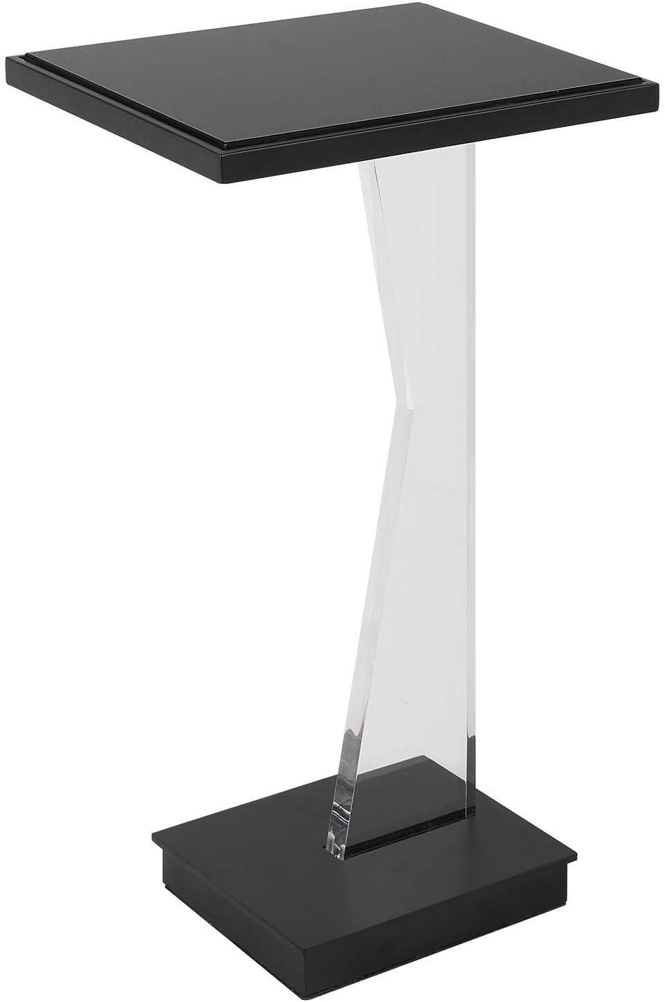 Angle - Accent Table In Contemporary Style-22.75 Inches Tall and 12.5 Inches Wide