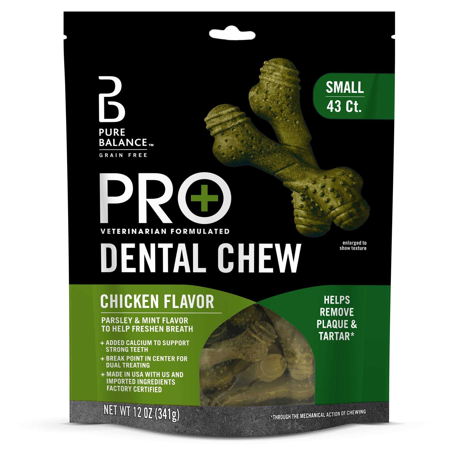 Pure Balance Pro+ Dental Chews for Dogs - Pet Supplies online store