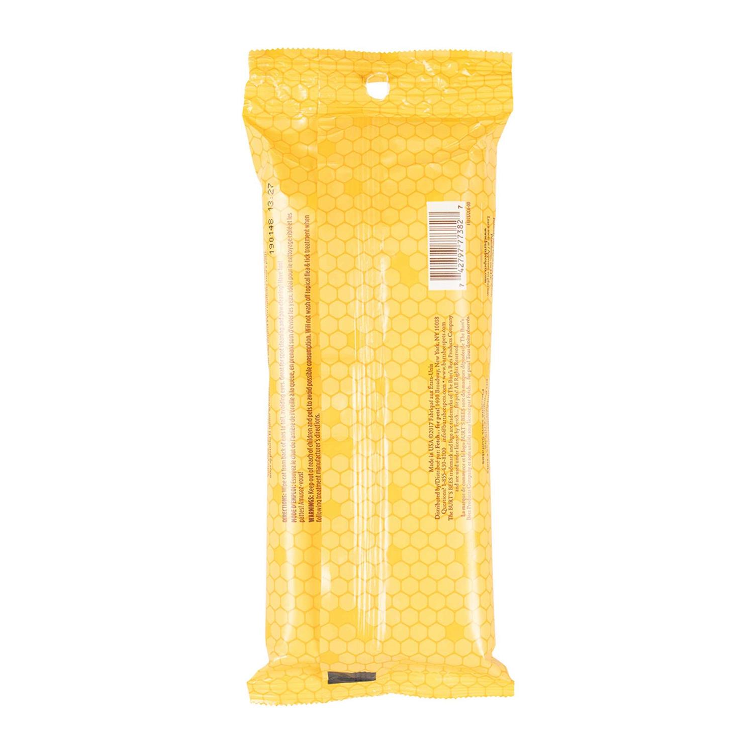 Burt's Bees Dander Reducing Wipes for Cats - Pet Supplies online store