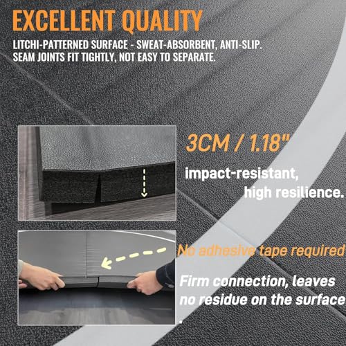 10' x 10' Wrestling Mat Jiu Jitsu Mats Wrestling Mats for Home Flexi Roll Wrestling Mat 1.25