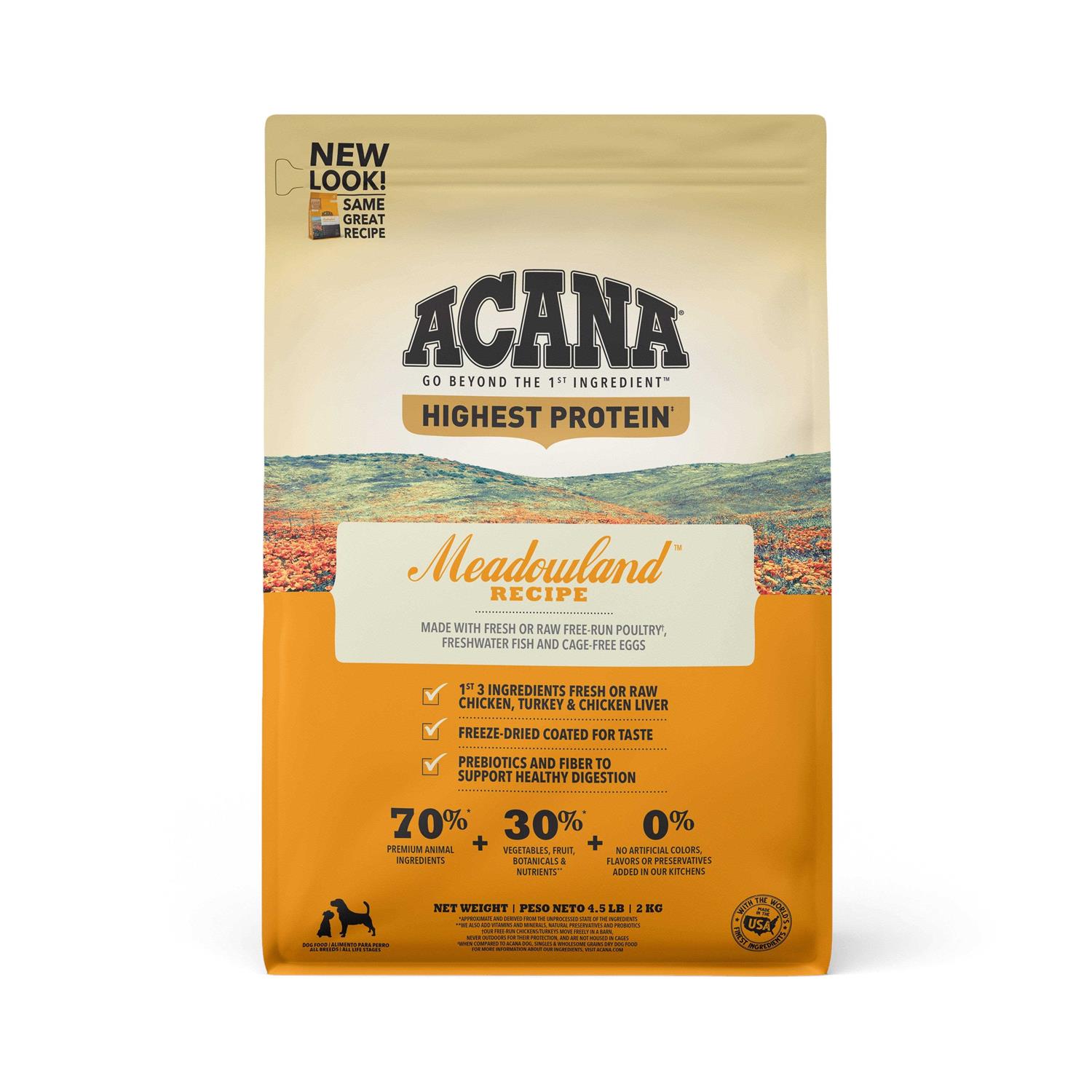 Acana Regionals Meadowland Dry Dog Food - Pet Supplies online store