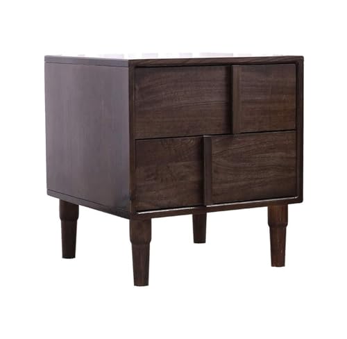 Nightstands Modern Solid Wood Nightstand Simple Bedroom Bedside Table Television Cabinet Drawer End Tables Storage Cabinet Storage(35 * 41 * 49cm)