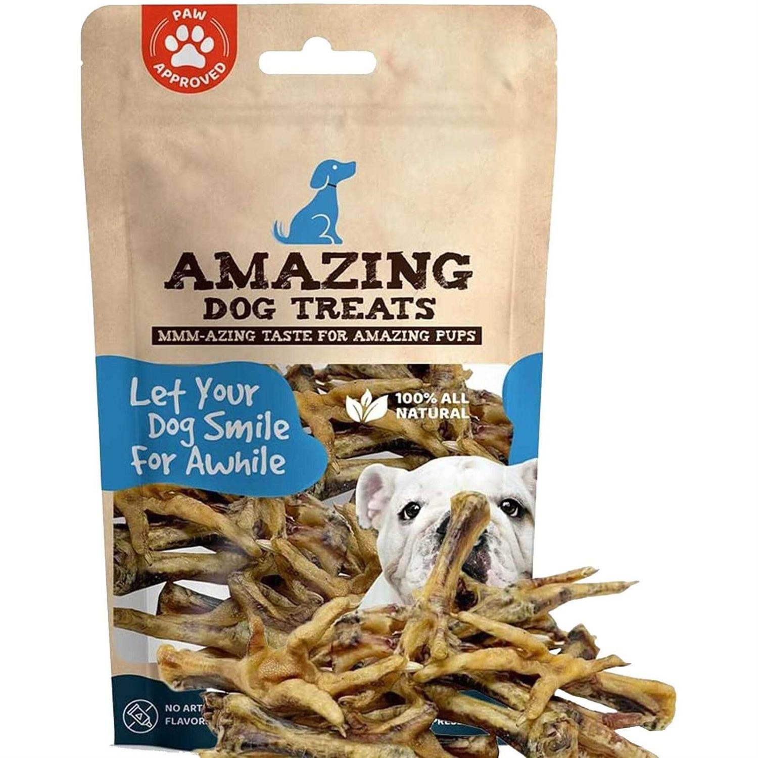 Amazing Dog Treats Chicken Feet Grade A Chicken Feet - Pet Supplies online store