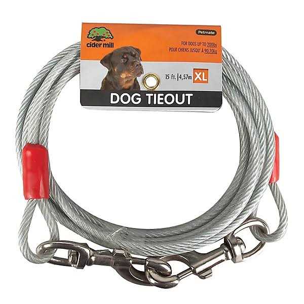 Aspen Pet Dog Tieout (Clear 20 ft) - Pet Supplies online store