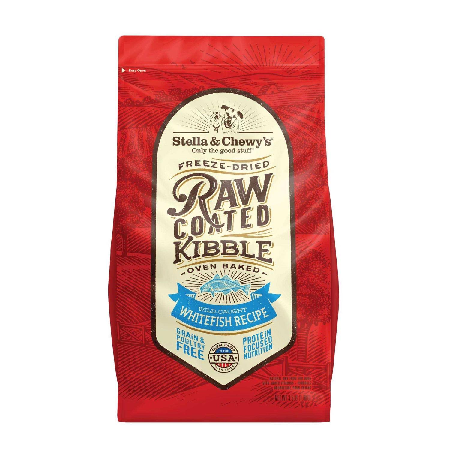 Stella & Chewy's Raw Coated Dog Kibble Wild Caught Whitefish - Pet Supplies online store