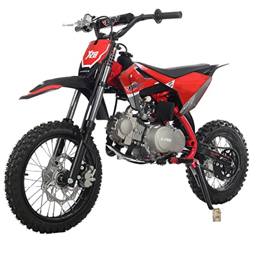 X-PRO 110cc Dirt Bike with Semi-Automatic Transmission, Kick Start, Big 14