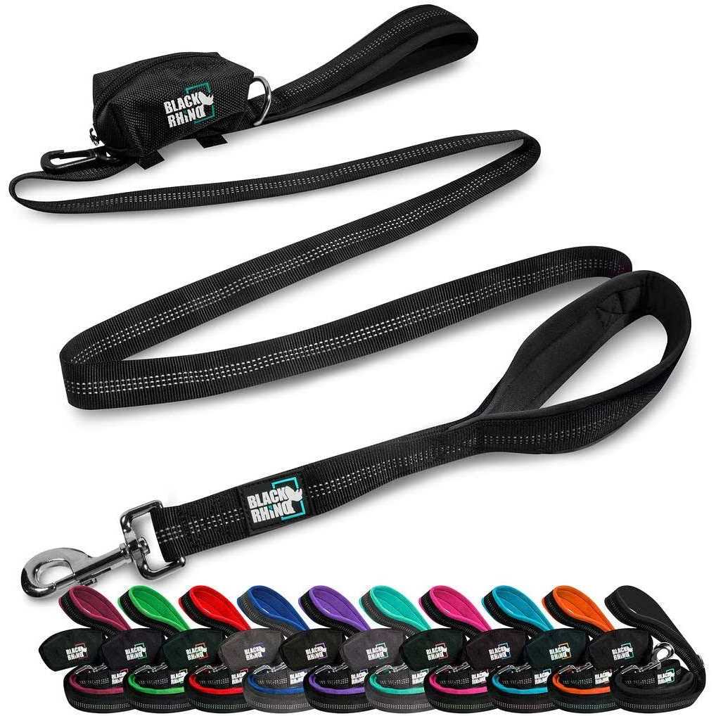 Black Rhino Dog Leash Heavy Duty Medium & Large Dogs Long Leashes - Pet Supplies online store