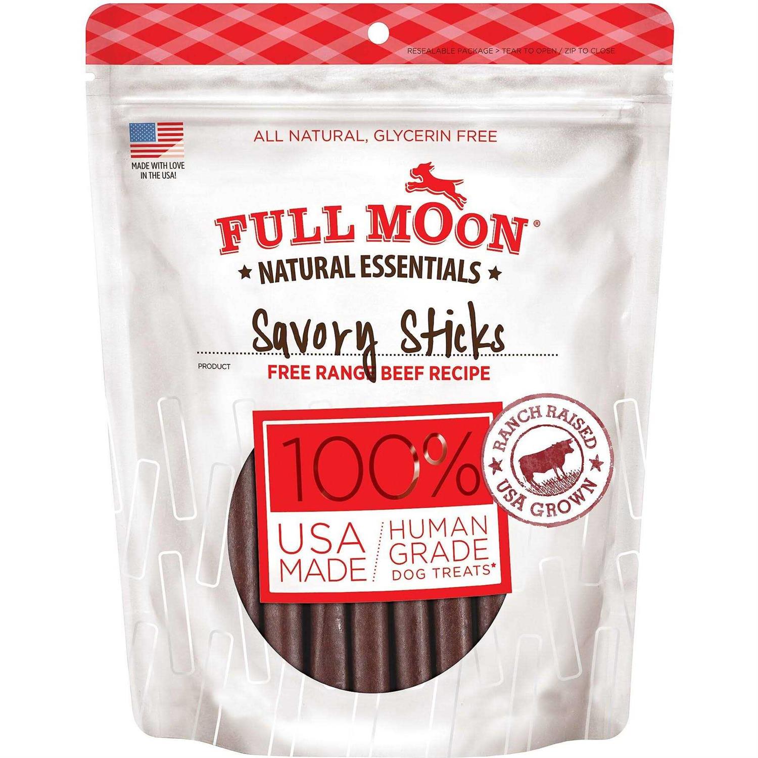 Full Moon Beef Recipe Savory Sticks Dog Treats - Pet Supplies online store