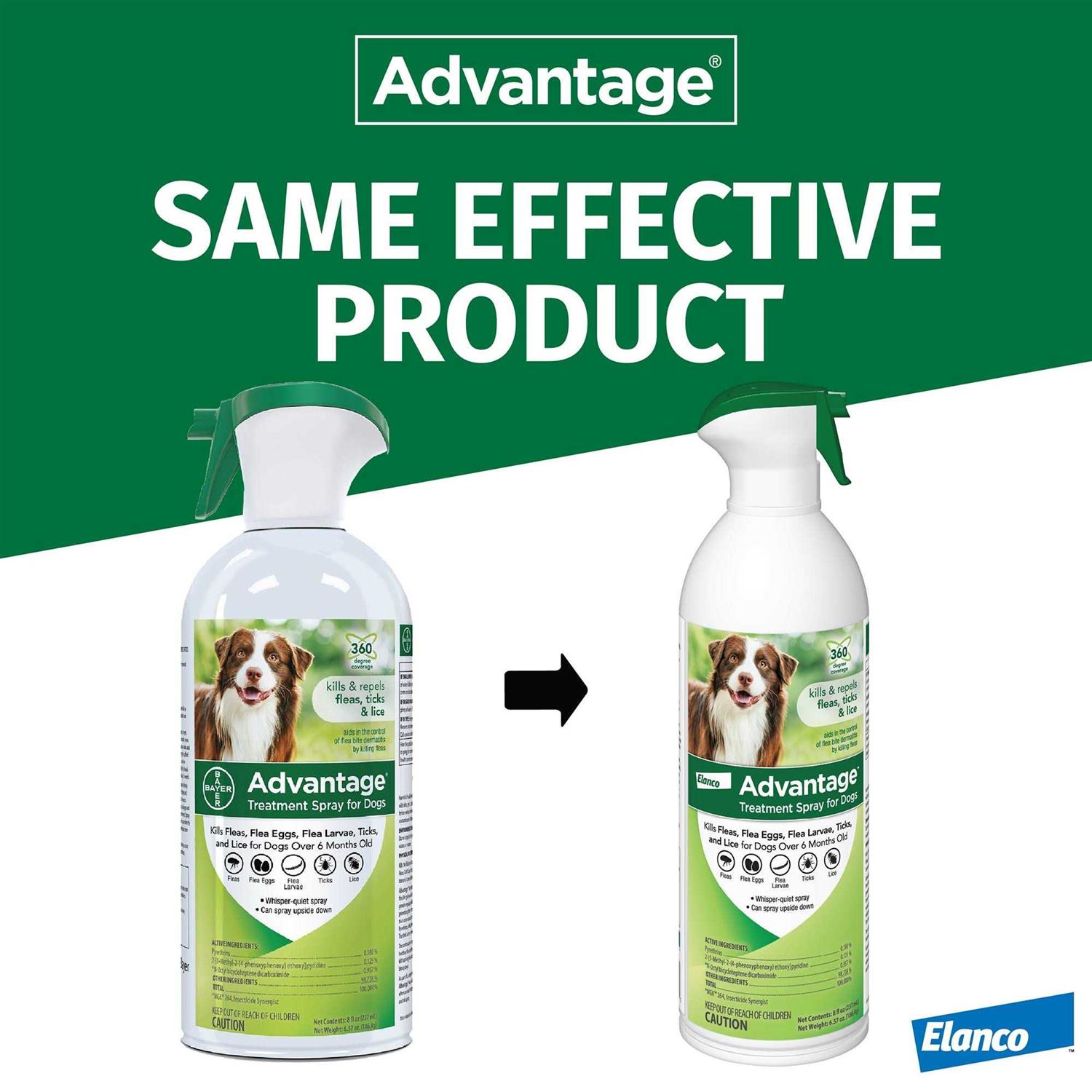 Advantage Flea & Tick Treatment Spray for Dogs - Pet Supplies online store