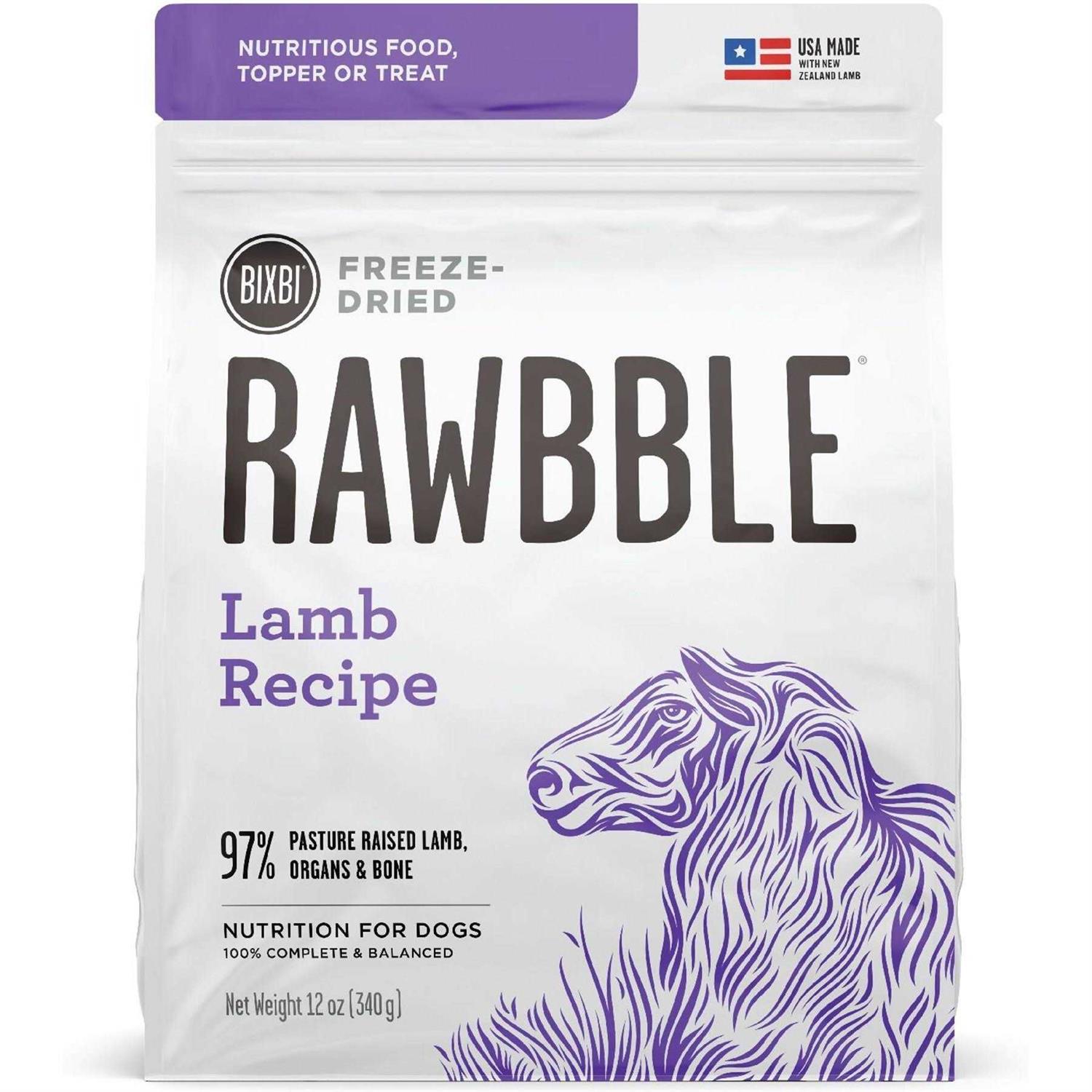 Bixbi Rawbble Freeze-Dried Dog Food - Pet Supplies online store