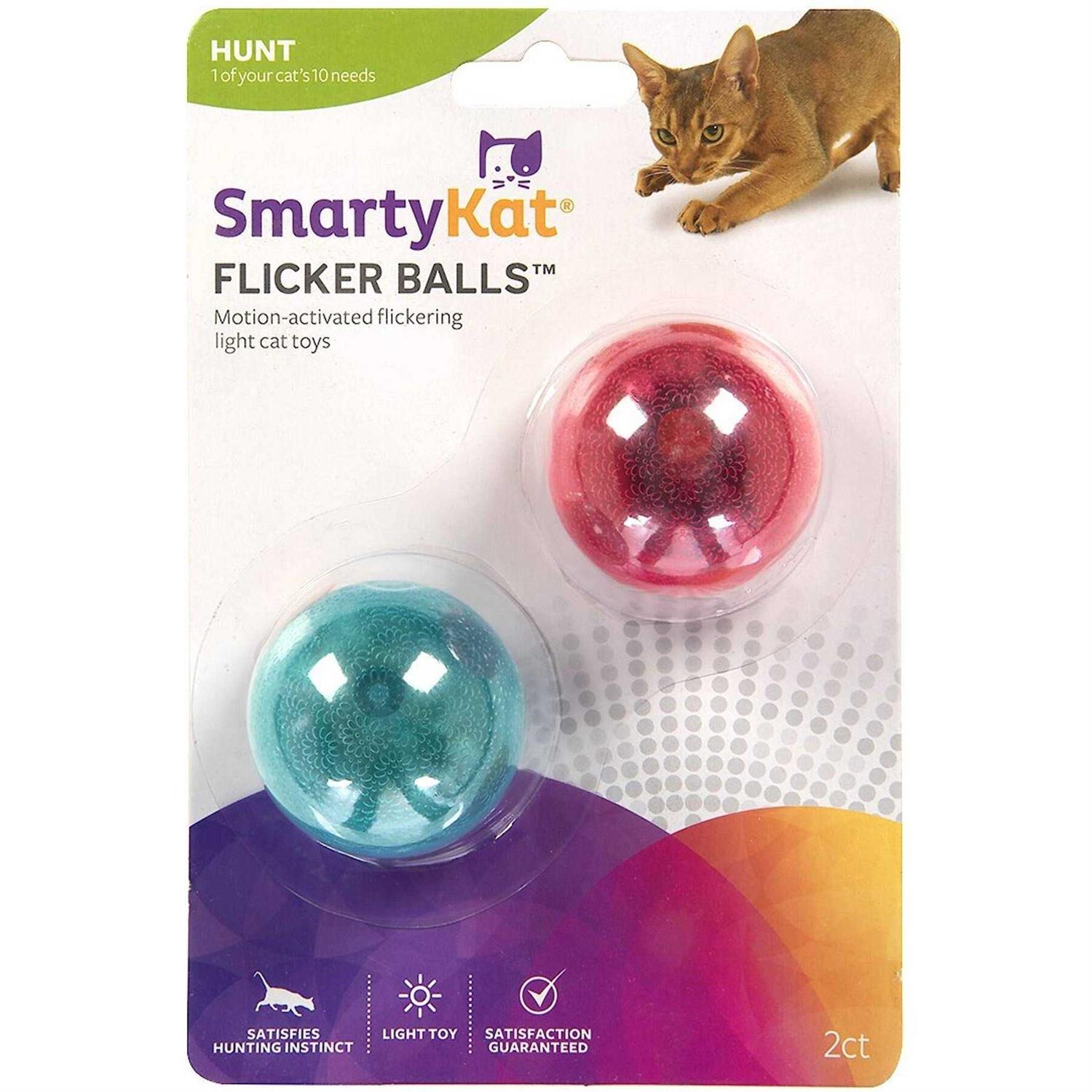 SmartyKat Flicker Balls Cat Toy - Pet Supplies online store
