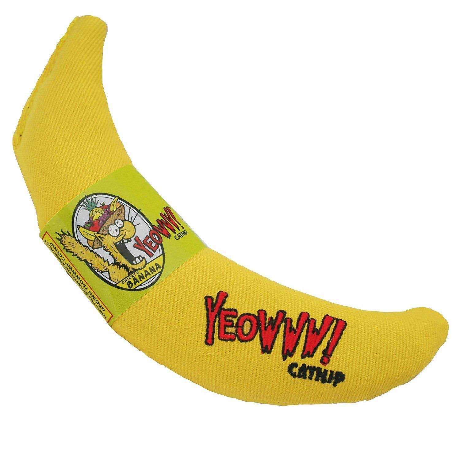 Yeowww! Banana Catnip Toy - Pet Supplies online store