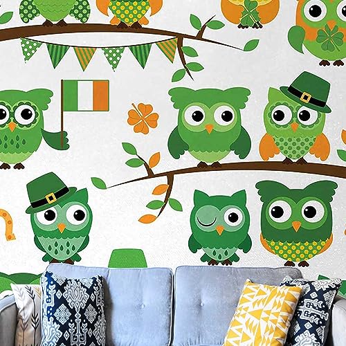 Cubicle Wallpaper Native American Customize Cabinet Stickers Peel and Stick Wall Decor Modern Design (W) 59Inch X(H) 48Inch