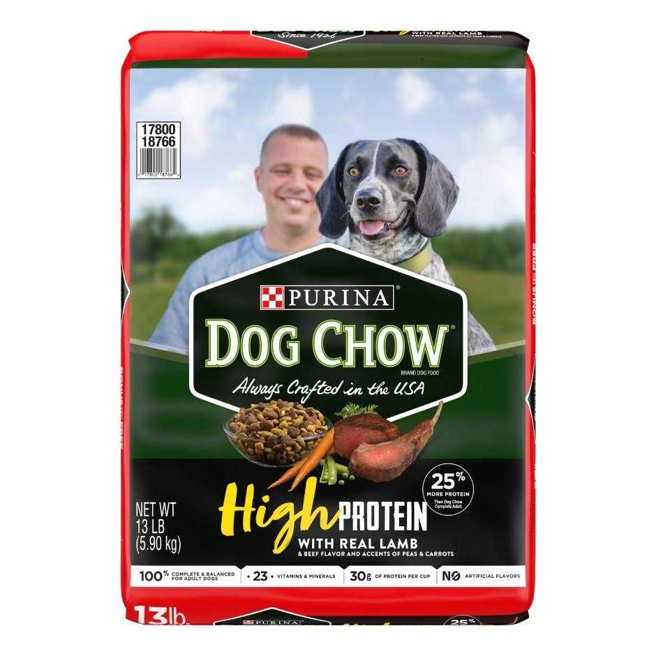 Purina Dog Chow High Protein Dry Dog Food With Real Lamb & Beef Flavor - Pet Supplies online store