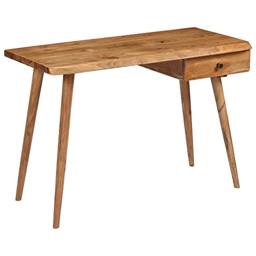 Writing Table Solid Acacia Wood 43.3