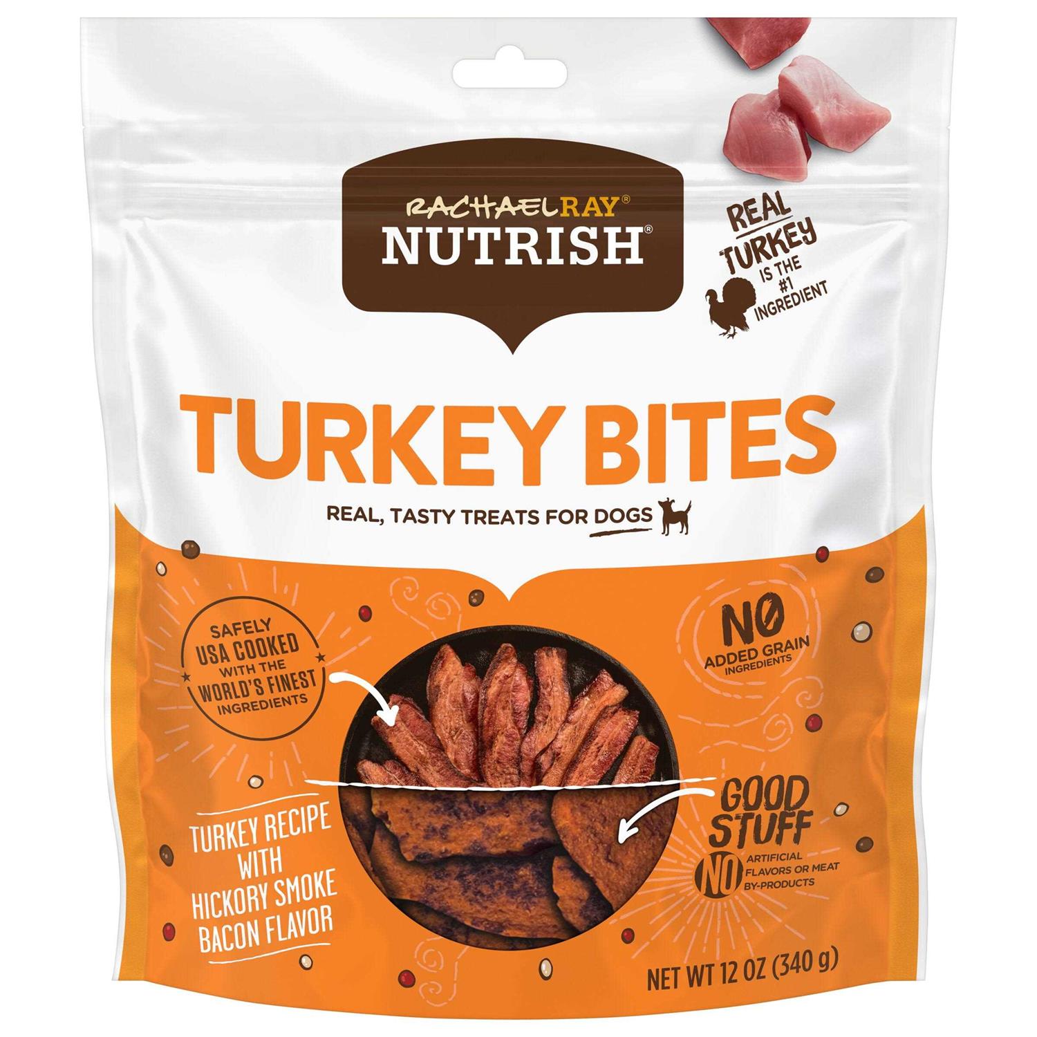 Rachael Ray Nutrish Dog Treats Hickory Smoked Turkey Bacon Recipe - Pet Supplies online store
